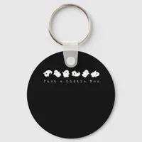 Just Little Boo Creative Casual Look Keychain