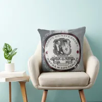 Vintage 40th Anniversary ID195 Throw Pillow