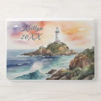 Watercolor Sketch Byron Bay Lighthouse Monogram | HP Laptop Skin