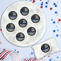 Police Graduation Party Modern Thin Blue Line Flag Life Saver® Mints