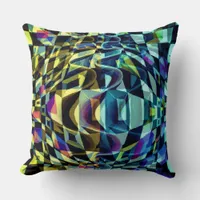 Optical Illusion distortion Throw Pillow