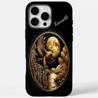 Nighttime Willow and Golden Eagle iPhone 16 Pro Max Case