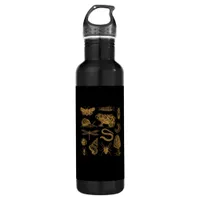 Frog Mushroom Moth Vintage Lover Goblincore Stainless Steel Water Bottle