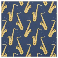 Saxophone Player Cool Saxophonist Fabric