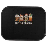 Tis The Season Football Pumpkin Spice Halloween Fa Car Floor Mat