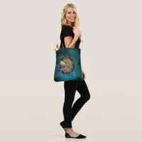 Steampunk Octopus & Clockwork Gears Tote Bag