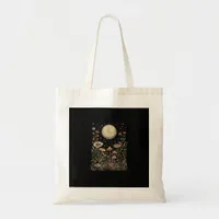 Cottagecore Moon Mushroom Moonphase Goblincore Tote Bag