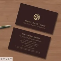 Professional Luxury Logo Business Card