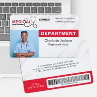 Healthcare Identification Custom Employee Badge