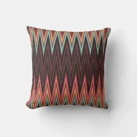 Reggae Bass Zig Zag Pattern Pillow Cushion