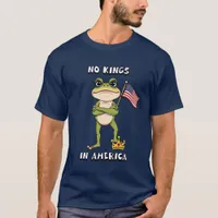 No Kings in America Anti-Trump Protest  T-Shirt