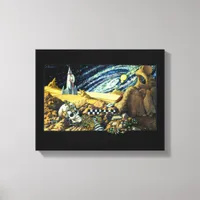 Alien Archeology Canvas Print