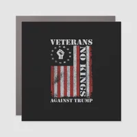 Military Veterans Protest Flag Patriotic Freedom Car Magnet