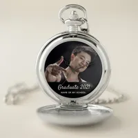 Graduate photo graduate guy student 2024 pocket watch