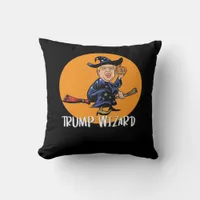Halloween Ttrump Wizard Funny Classic Throw Pillow