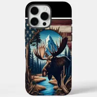 Bull Moose American Landscape iPhone 16 Pro Max Case