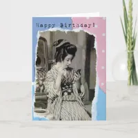 Birthday Geisha Card