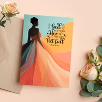 Inspirational Bible Verse God is Within Her  Card