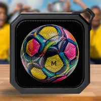 Colorful Soccer Ball Monogrammed Bluetooth Speaker