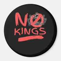 No King Simple Clean Design Magnet