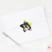 Sugar Glider Wearing a Hat Star Sticker