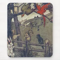 Mr Owl Gives A Party Mouse Pad
