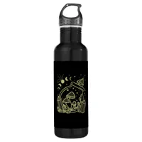 Goblincore Aesthetic Cottagecore Academia Mushroom Stainless Steel Water Bottle