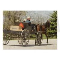 Amish Family Heading Home