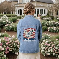 American Pride Vintage Eagle Denim Jacket