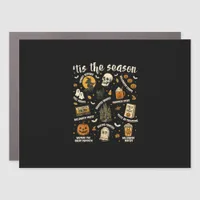Tis Season Santa Hat Retro Vintage  Car Magnet