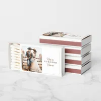 Country Western Wedding Matchboxes