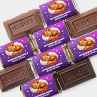 Cute Fox Cub Asleep in Starry Sky Baby Shower Hershey's Miniatures