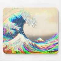 The funky Great Wave off Kanagawa Mouse Pad