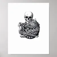 Till Death Do Us Part Quote Classic Design Poster