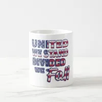 United We Stand Typography Coffee Mug