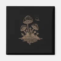 Cottagecore Mushrooms Fungi Goblincore Aesthetic Magnet