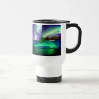 Northern Lights of Alaska Collage Travel Mug