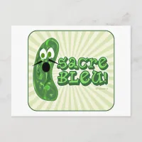 Francois the Cucumber Postcard