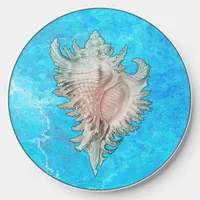 Conch Shell "Beach Life"  Wireless Charger