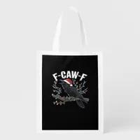 F-Caw-F Funny Trendy Grocery Bag