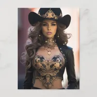 Sexy Cowgirl Postcard