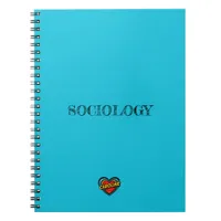 Caroline Heart Blue Notebook