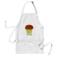 Custom Muffin Pal Fun Breakfast Cartoon Adult Apron