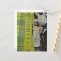 Vintage Children With Balloons Collage Postcard