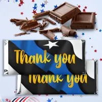 Police Officer Appreciation Thank You Candy Hershey Bar Favors