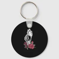 Heart The Skeleton's Hand Classic Keychain
