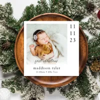 Baby's First Christmas Photo Holiday Card