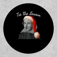 Vintage Christmas Santa Hat Funny Tis Season Patch