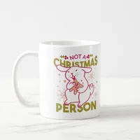 Not a Christmas Person Rabbit Eating a Cookie Coffee Mug