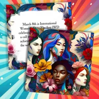 International Women's Day History Card